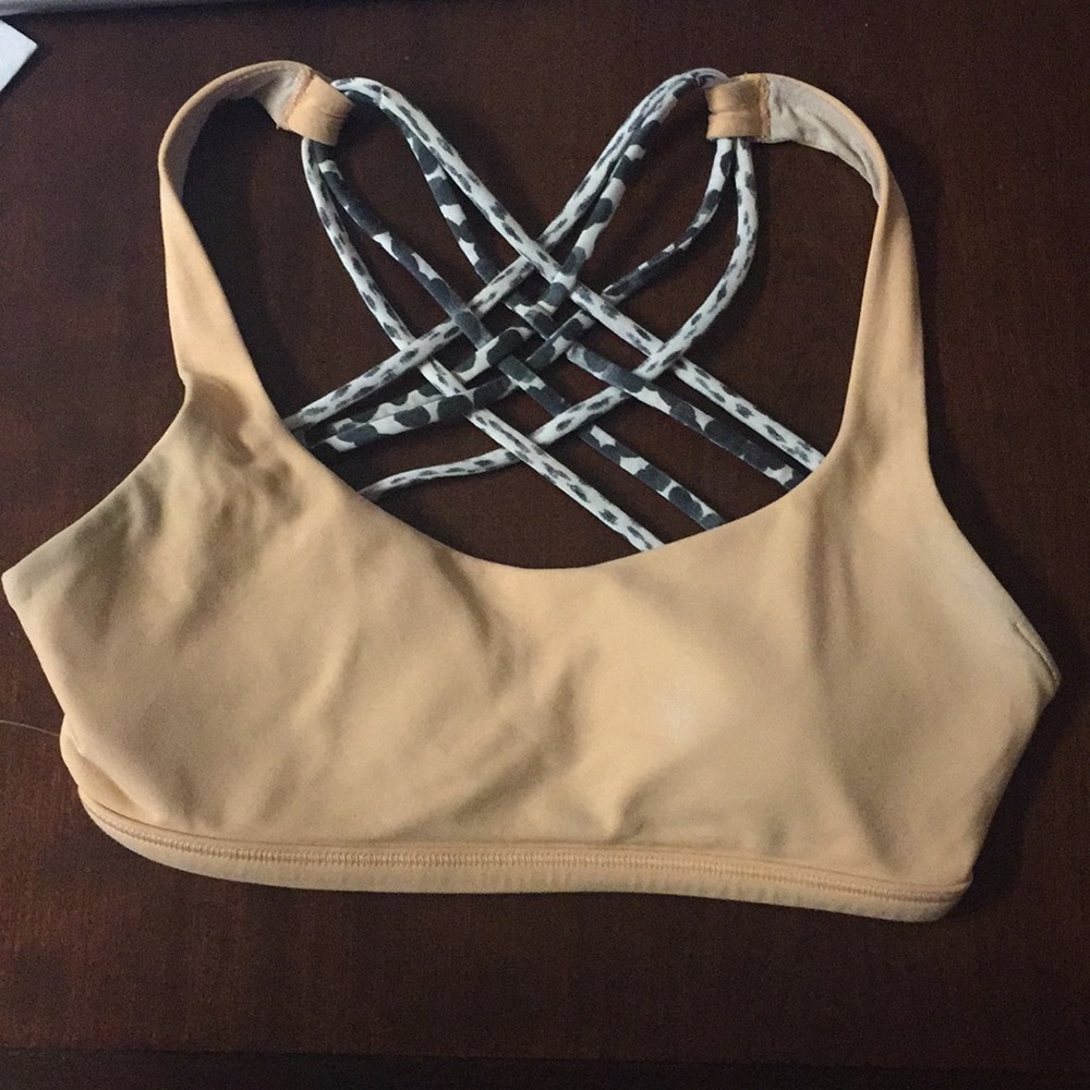 Lululemon Coral Free To Be Bra Wild (size 2)